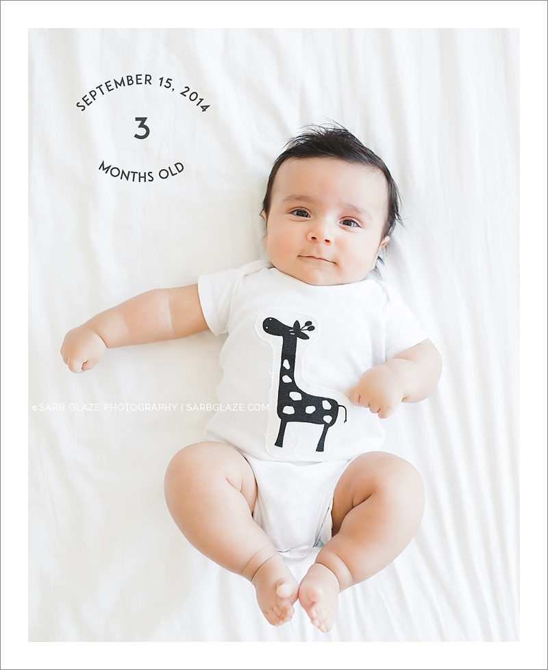 Little Mr. M is 3 Months Old | Vancouver Baby Photography